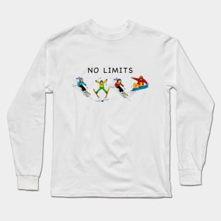 No limits skiers Long Sleeve T-Shirt